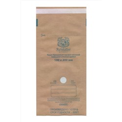 Kristaller Крафт-пакеты для стерилизации 100 х 200, 100 шт. KRISTALLER, 1107263