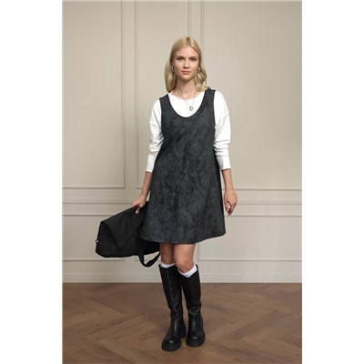 Женское офисное платье - сарафан Happyfox