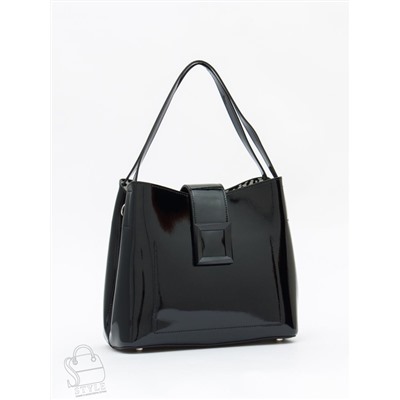 Сумка женская кожаная 1286-1TH black Polina&Eiterou