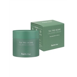FARMSTAY - КРЕМ ДЛЯ ЛИЦА УСПОКАИВАЮЩИЙ С ЭКСТРАКТОМ ЗЕЛЕНОГО ЧАЯ TEA TREE BIOME CALMING CREAM, 80 ML