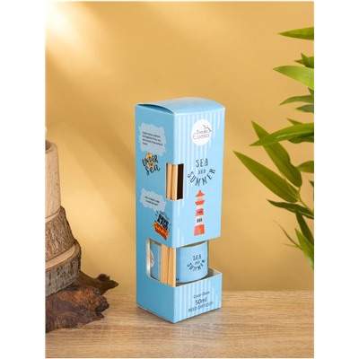 Диффузор ароматический Sea and Summer Coco Oasis, 50 мл, 6 палочек, кокос