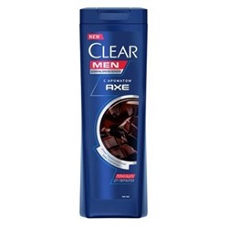 Шампунь для волос Clear Men с ароматом AXE Dark Temptation против перхоти, 380мл
