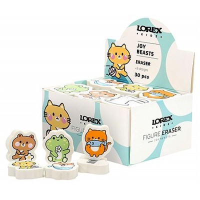 Ластик "FIGURE JOY BEATS" 40х30х13 мм мягкий, фигурный 259346 LXKESFRD-JB LOREX KIDS