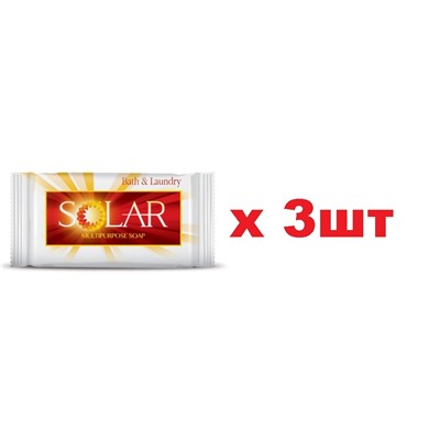 Solar Мыло хозяйственное 150г 3шт