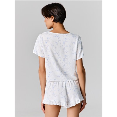 КОМПЛЕКТ ЖЕНСКИЙ (БЛУЗА, ШОРТЫ) 592653