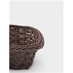 Корзинка для подачи Доляна «Древо», 24×17×7 см, коричневая