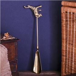 Ложка для обуви «Слон», 31×9×5 см, латунь