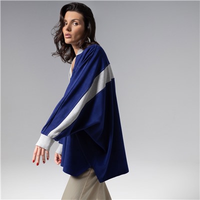 Бомбер объемного кроя с карманами, Стильное вложение (oversize, L-XL)