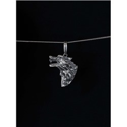 Подвеска из серебра с чернением 925 пробы п025ч