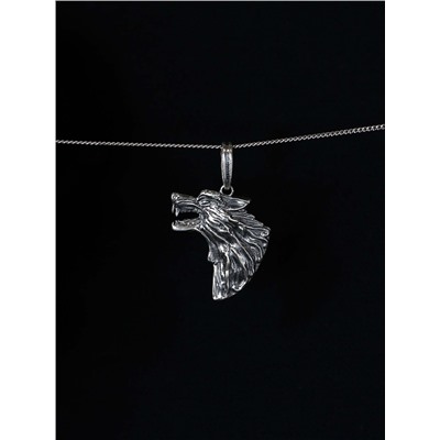 Подвеска из серебра с чернением 925 пробы п025ч