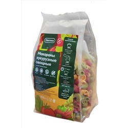 Макароны Рожки большие овощные (шпинат, томат, свекла) 300г ЭКОПРОДУКТЫ, 1136915