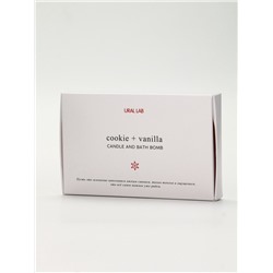 Подарочный набор новогодний: бомбочка снежинка и фигурная свеча пряня, URAL LAB