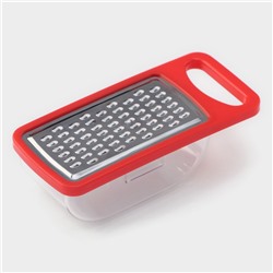 Тёрка с контейнером для детского питания Доляна «Алиса», 13×6×4 см, АБС-пластик, МИКС