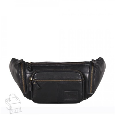 Сумка мужская кожаная 1395-1TR black Tough Ryder