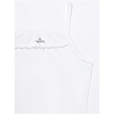 4234-01 Майка для девочки белая (BAYKAR)