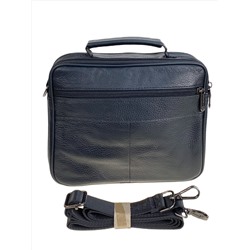 Сумка мужская из натуральной кожи, цвет черный