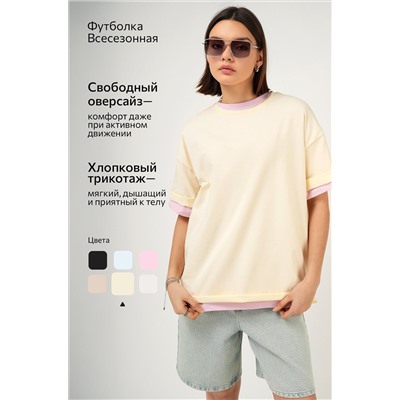 Женская футболка оверсайз Happyfox