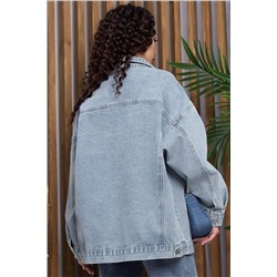 Жакет джинсовый Милана (серо-голубая) Б13370-4М