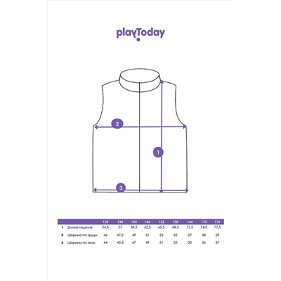 Жилет PLAYTODAY, 1088819