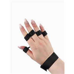 Массажёр силикон для пальцев рук с манжетом 9,5кг 8*14*2,8см чёрн ОТ