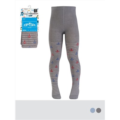 Omsa Колготки OMSA kids Collant 13P62-2 с рисунком (якорь на полосках)