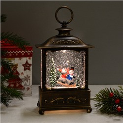 Светильник настольный новогодний 14х8х27 см / NG206-27 /уп 12/ музыкальный