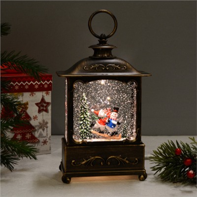 Светильник настольный новогодний 14х8х27 см / NG206-27 /уп 12/ музыкальный