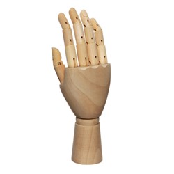 Модель деревянная Calligrata «Рука детская правая» 18 см