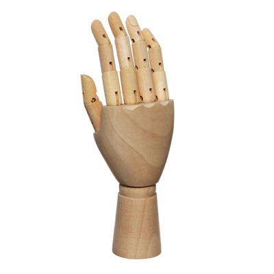 Модель деревянная Calligrata «Рука детская правая» 18 см