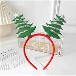 Ободок новогодний карнавальный "Ёлочки"