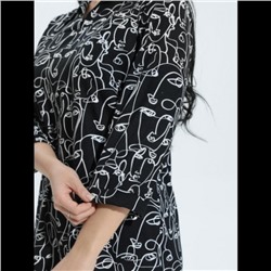 Туника Тэффи (Графика черный)