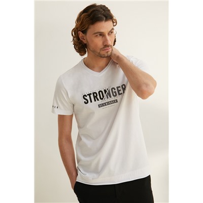 Фуфайка (футболка) муж BeGood SS23MJ294 белый
