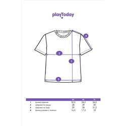Футболка PLAYTODAY, 1121627