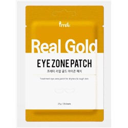 Prreti Патчи антивозрастные с золотом и коллагеном 30шт Eye Zone Patch Real Gold