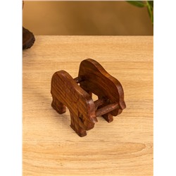 Подставка под горячее «Слон», набор 6 шт., 12×12×6.5 см, дерево шишам