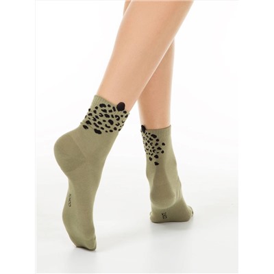 Conte elegant Носки CLASSIC с пикотом «Leopard»