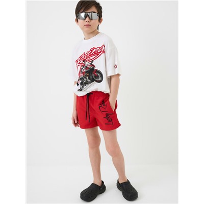 Шорты текстильные плавательные для мальчиков, короткие