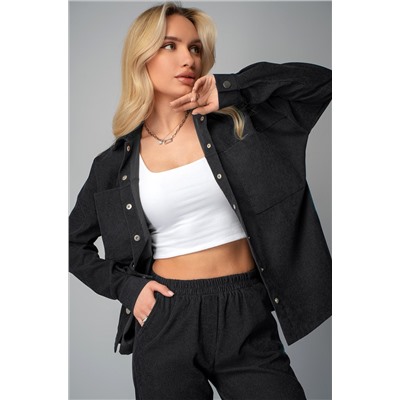 Женский вельветовый костюм с брюками джоггерами Happyfox