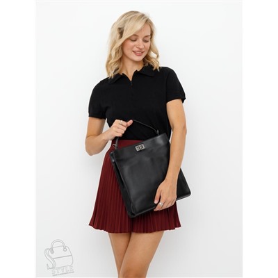 Сумка женская кожаная 7735VG black Vitelli Grassi
