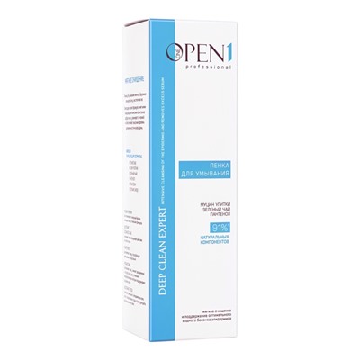Пенка‑мусс для лица Open One 1, с зелёным чаем, 160 мл