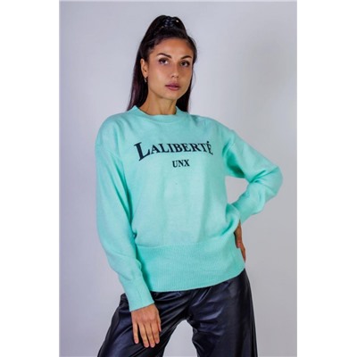 Теплая туника женская арт.1835 Л (Бирюза)