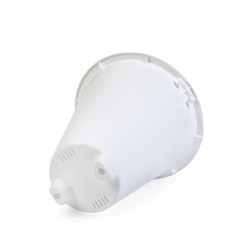 Кашпо для цветов «Валенсия», 2.8 л, d=17 см, h=20 см, пластик, цвет серый шёлк