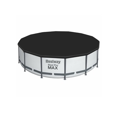 Бассейн каркасный Bestway Steel Pro MAX 5618W, 396×122 см, фильтр-насос, лестница, тент, круглый