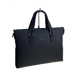 Сумка-портфель мужская из натуральной кожи, цвет чёрный