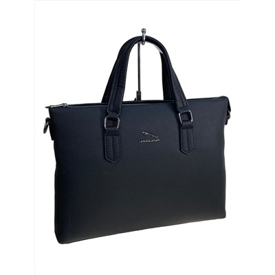 Сумка-портфель мужская из натуральной кожи, цвет чёрный