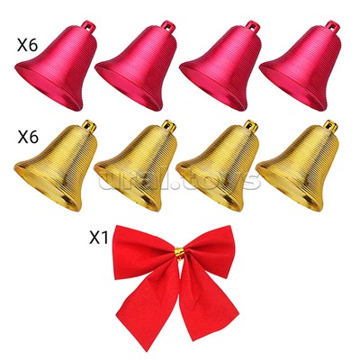 Набор новогодних украшений "Колокольчики" (13 шт х 4см)