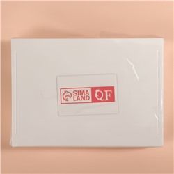 Органайзер для хранения «BASIC», 1 секция, 23×17×5 см, белый, прозрачный