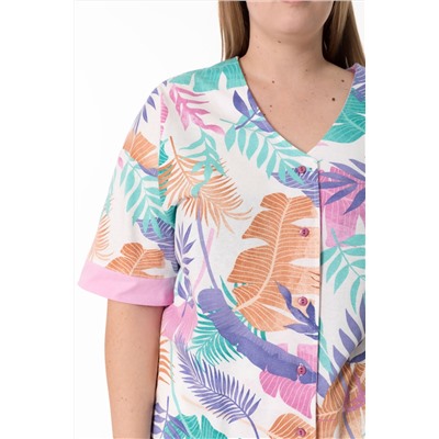 Пижама рубашка и брюки М325384рм