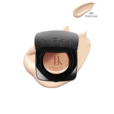 TFIT - КУШОН С АМИНОКОМПЛЕКСОМ И ЭКСТРАКТОМ ШАЛФЕЯ ТОН C01 PORCELAIN LAYERING FIT GLOW CUSHION EX C01 PORCELAIN SPF50+ PA++++, 12 ГР