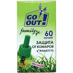 ЖИДКОСТЬ GO Out 60 ночей без запаха/36